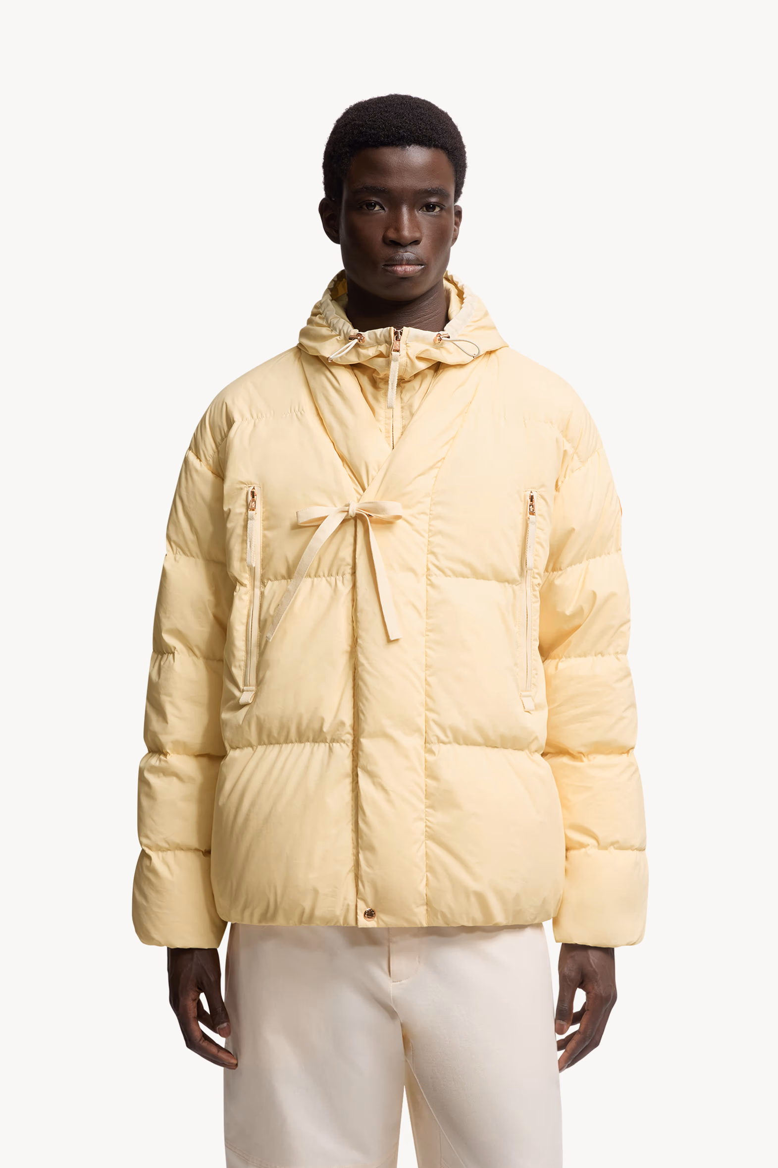Doudoune courte Tangelo Moncler x Gilga Farm Designed by Donald Glover Mixte Ocre Jaune Moncler 3